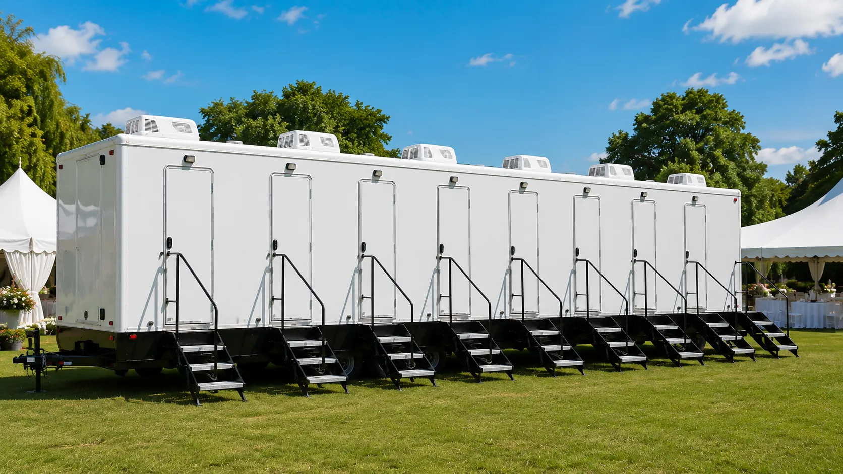 8 Stall Restroom Trailer in Port Charlotte, FL